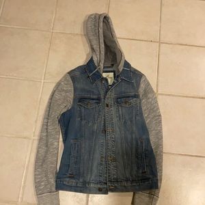 Hollister Mens Denim Hoodie